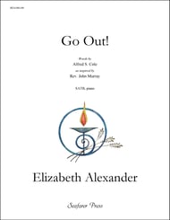 Go Out! SATB choral sheet music cover Thumbnail